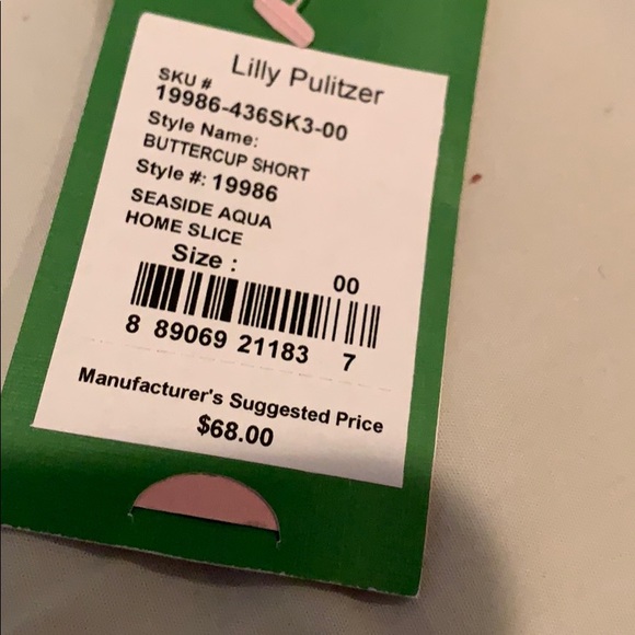 Lily Pulitzer Scalloped Buttercup Short - Picture 3 of 3